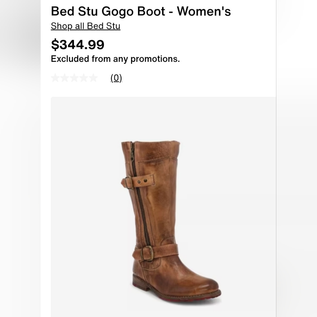 Bed|Stu Women's Tan Leather Heeled Boots